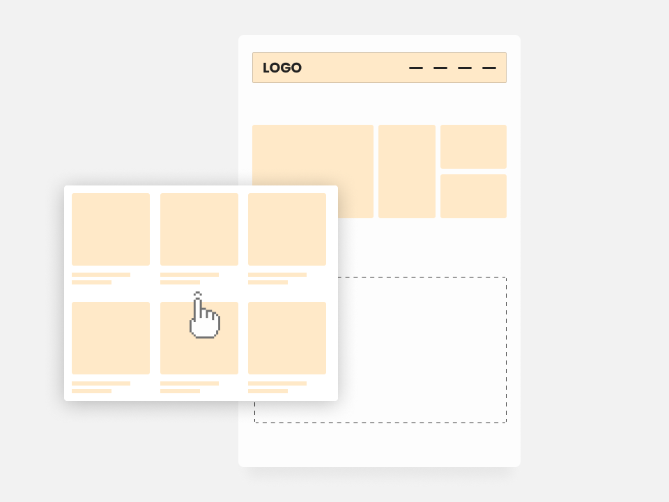 Drag and Drop for Blog Listing Page
