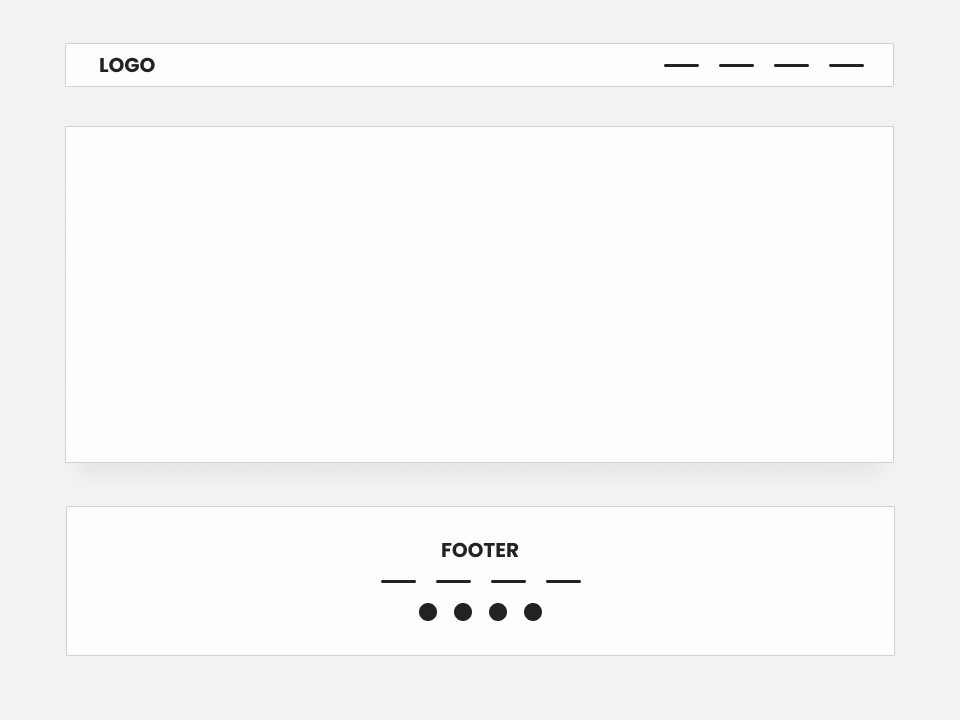 Drag and Drop Header and Footer